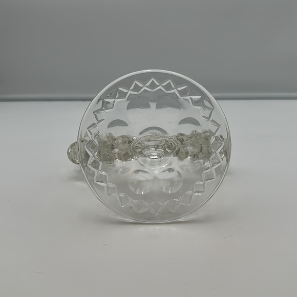 Vintage Double Clear Glass Double Candle Holder - Picture 13 of 16